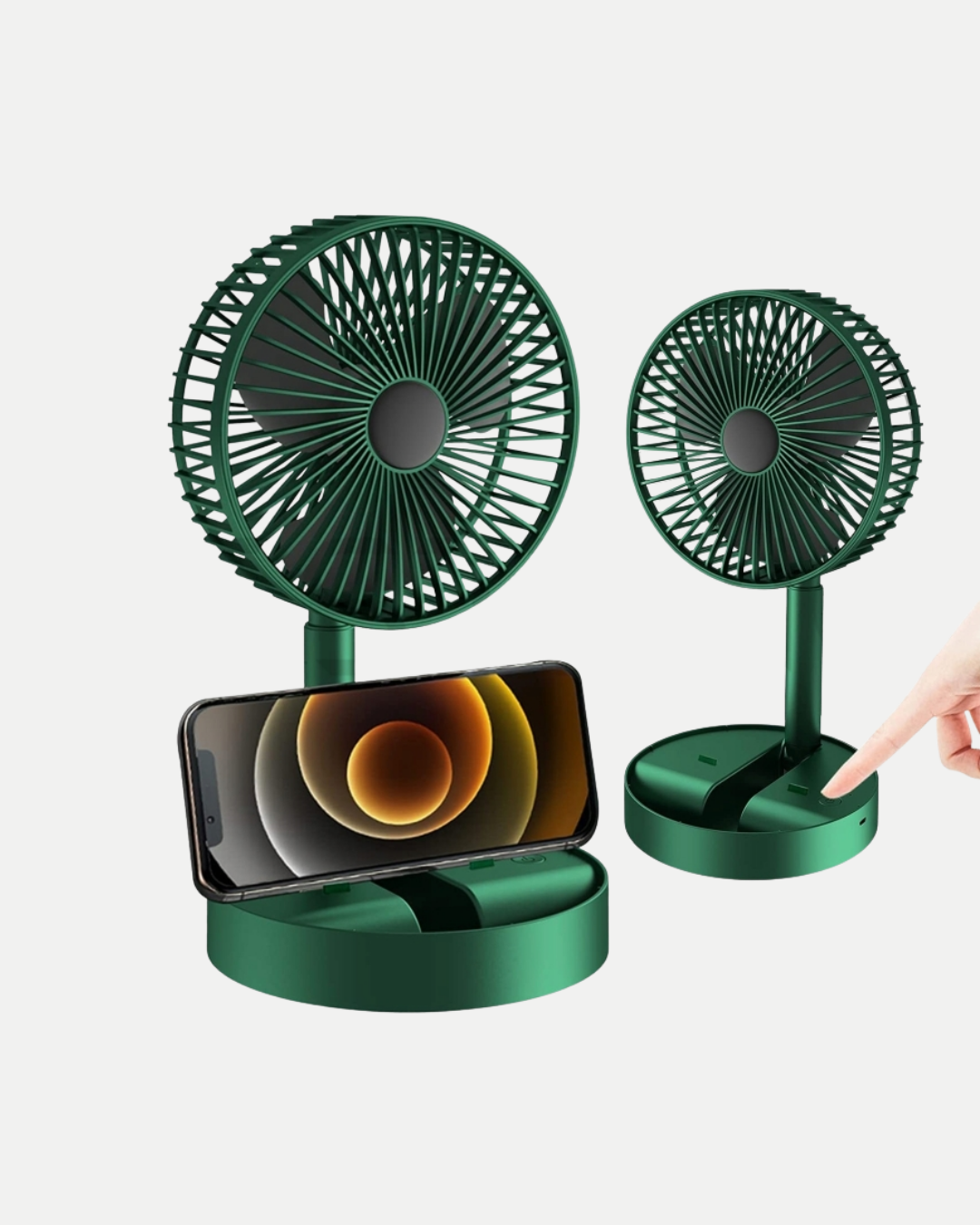 Katlanabilir Şarjlı Mini Fan 3 Kademeli Hız Ayarlı Taşınabilir
