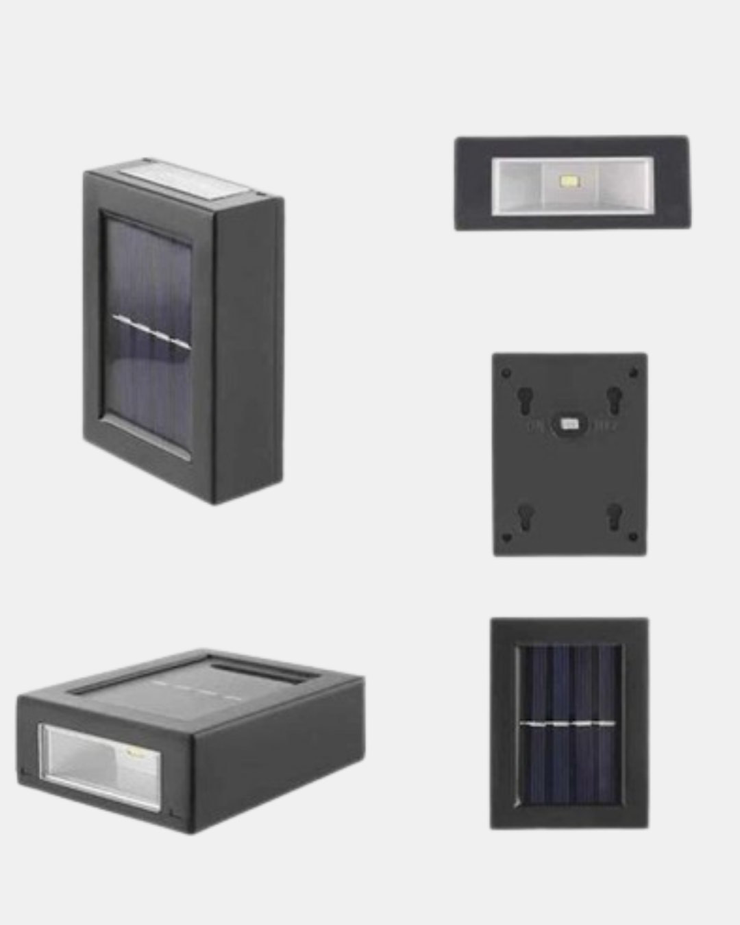 Solar Dış Mekan Aplik Su Geçirmez Dayanıklı LED Aydınlatmalı