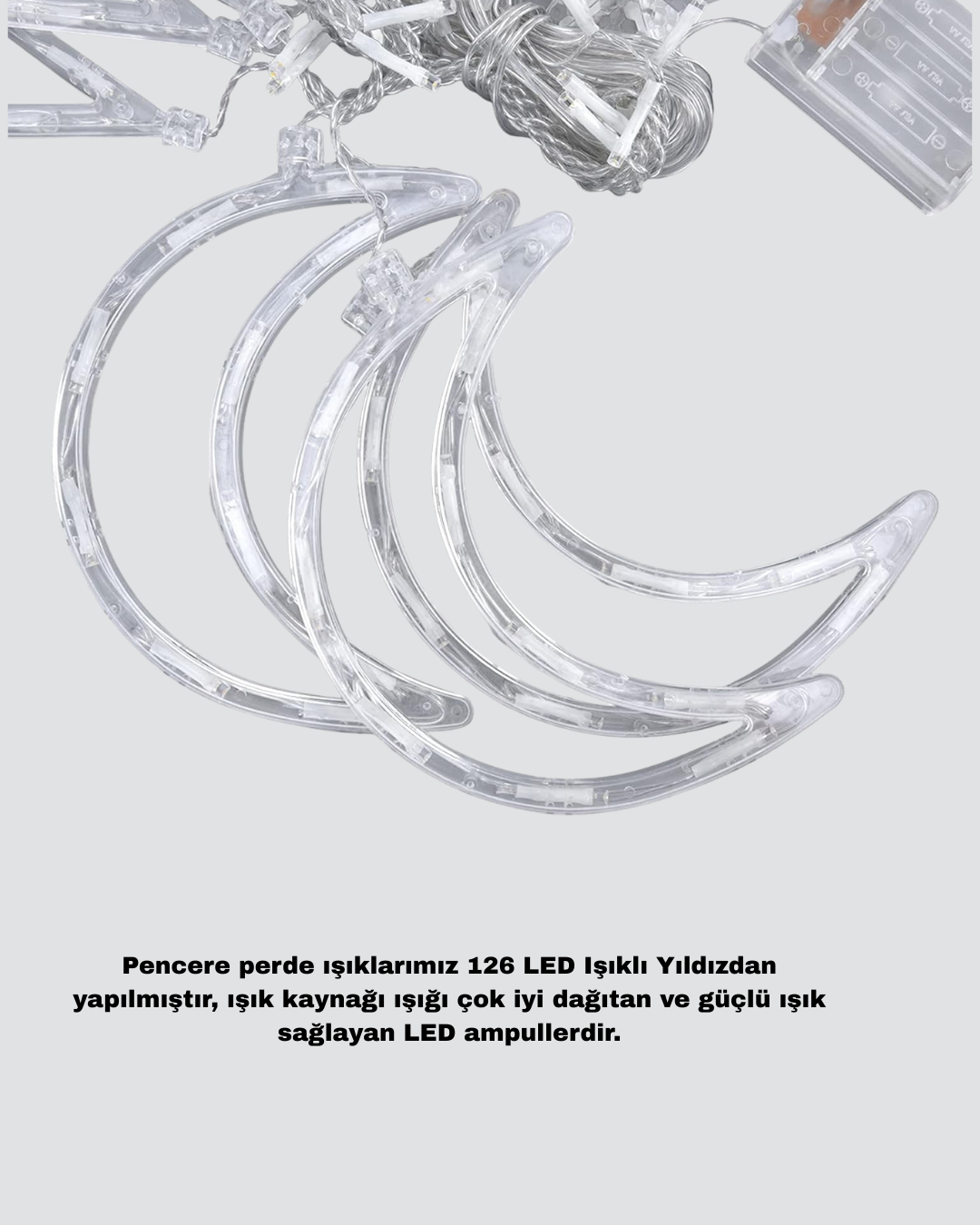 AY YILDIZ PERDE LED