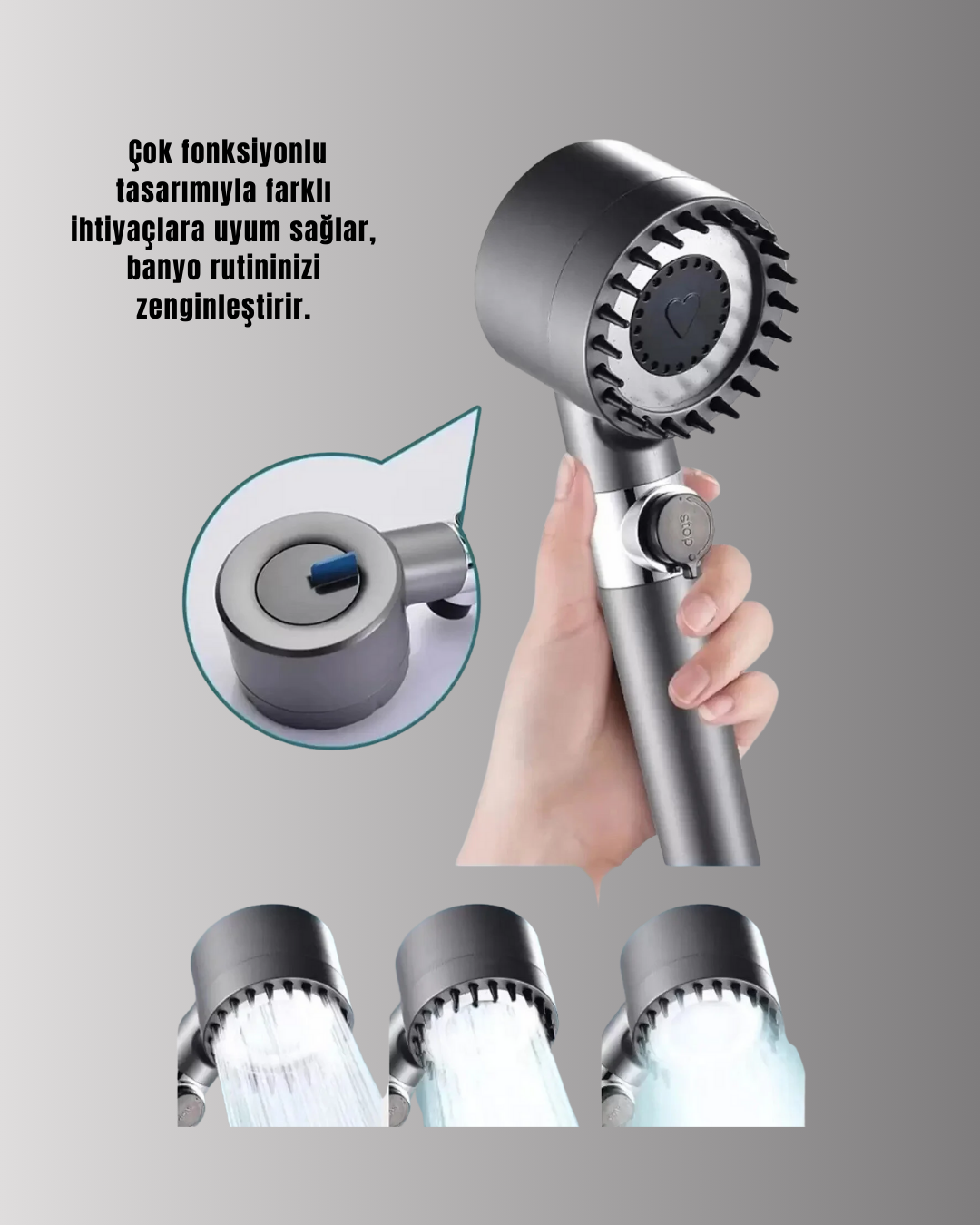 PLASTİK DUŞ BAŞLIĞI FİLTRELİ