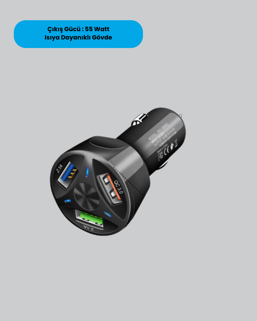PG88 Araç Şarj Cihazı