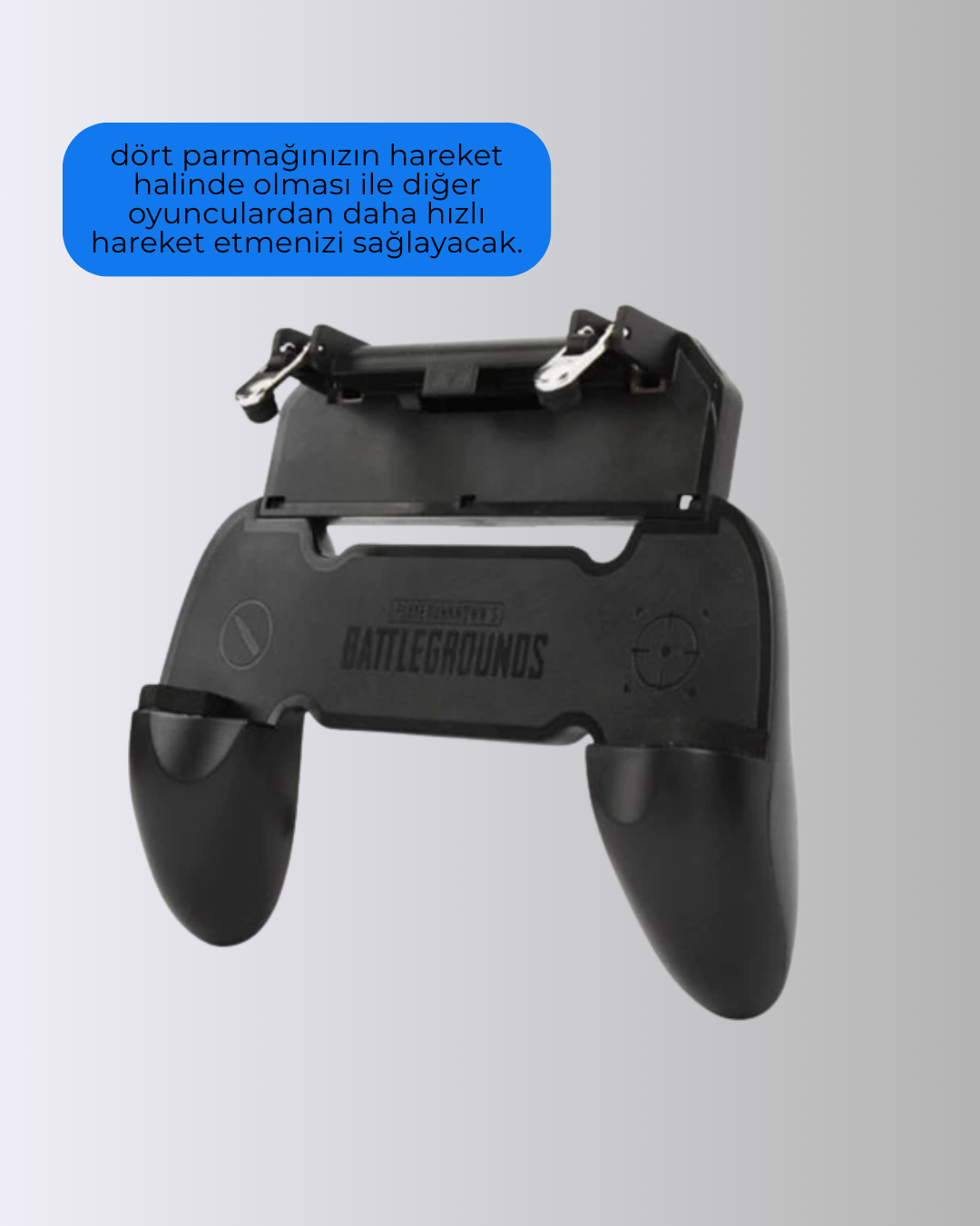 PUBG Mobile Uyumlu Joystick ve Parmak Tetikli Oyun Gamepadi