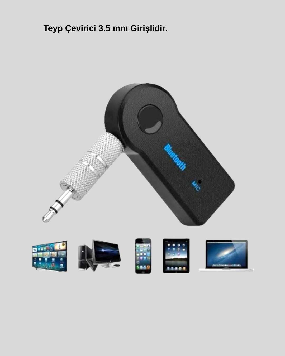 Araç İçi Bluetooth Müzik Kiti + Type-C PD Araç Şarjı Seti