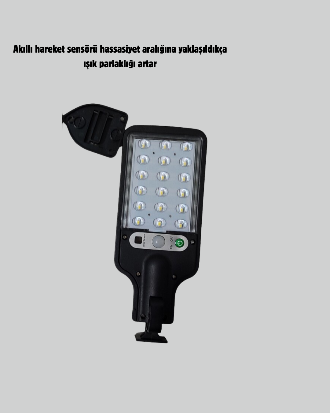 STL616 SENSÖRLÜ SOLAR SOKAK LAMBASI