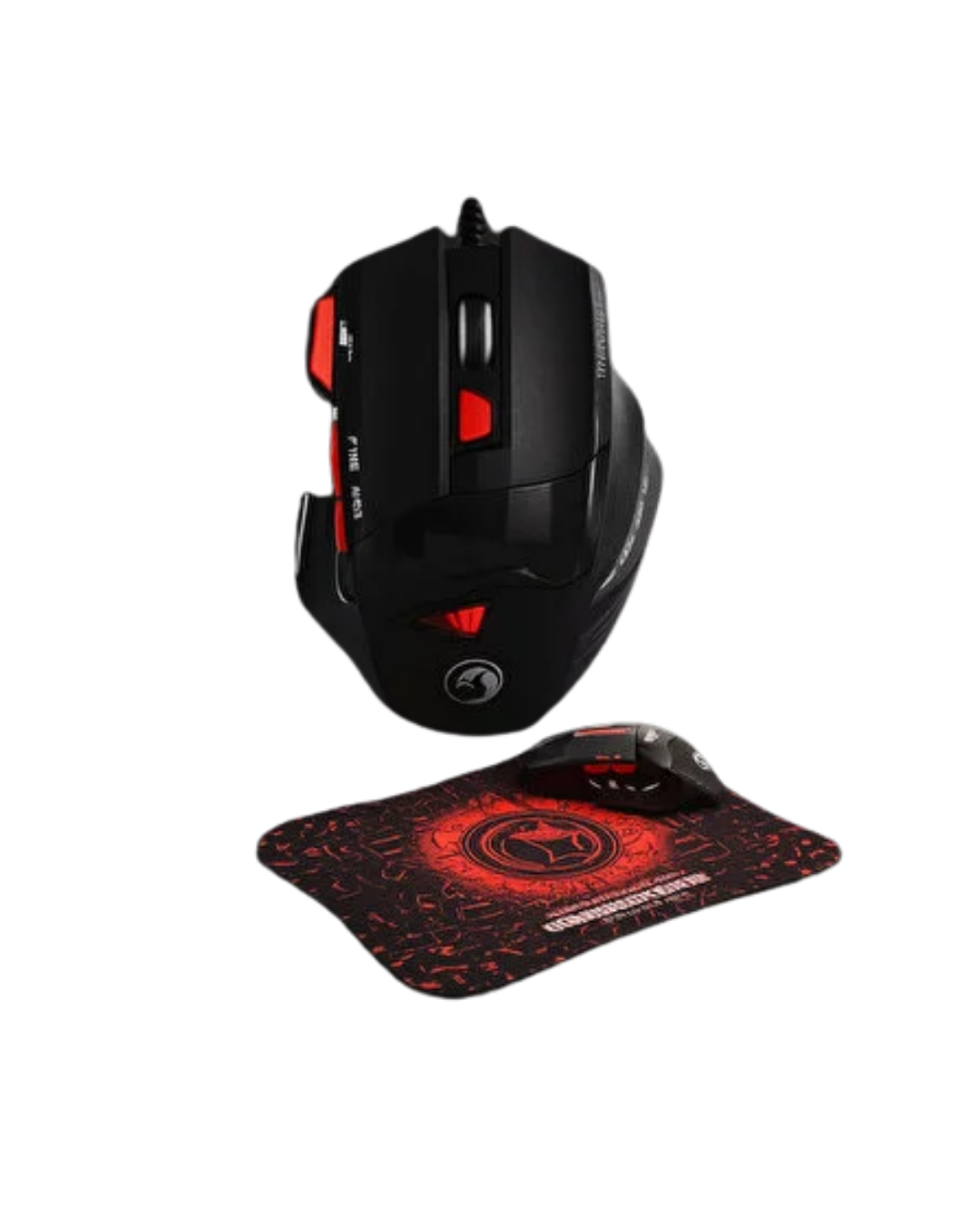 Ergonomik Gaming Mouse ve Mousepad 3 DPI Ayarlı LED Işıklı Tasarım