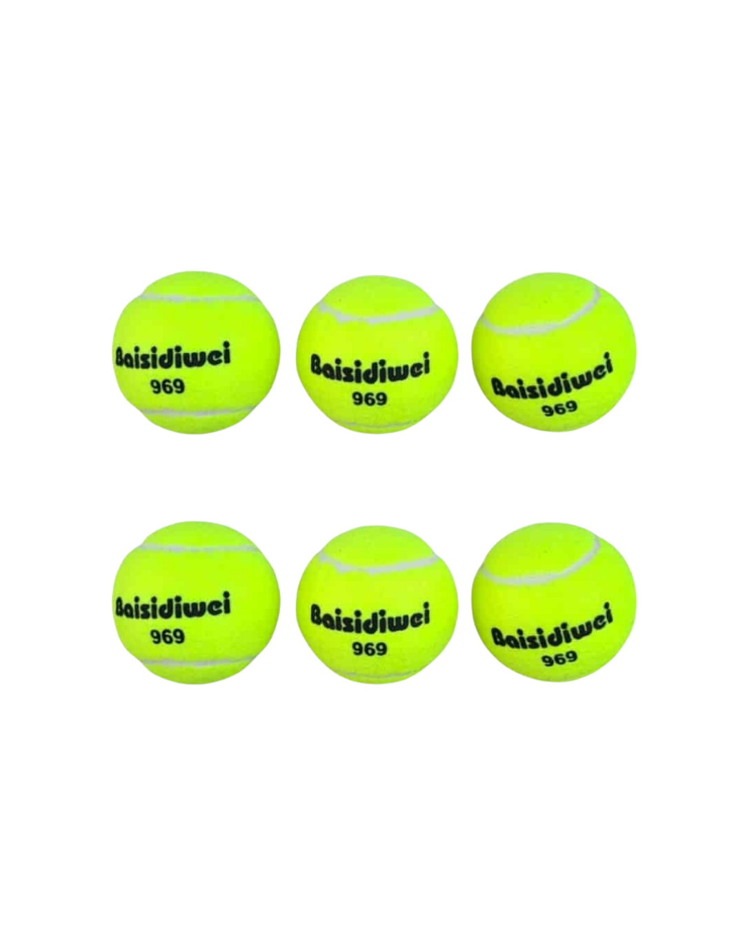 Tenis Topu 6’lı Set Antrenman ve Maç İçin Dayanıklı Toplar
