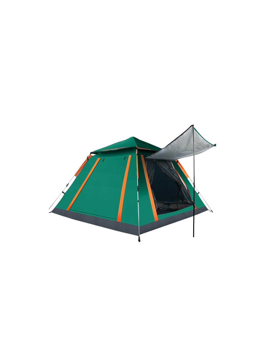 Geniş Aile Kamp Çadırı 240x210 cm Güneşlikli Otomatik Kurulum Outdoor Çadır