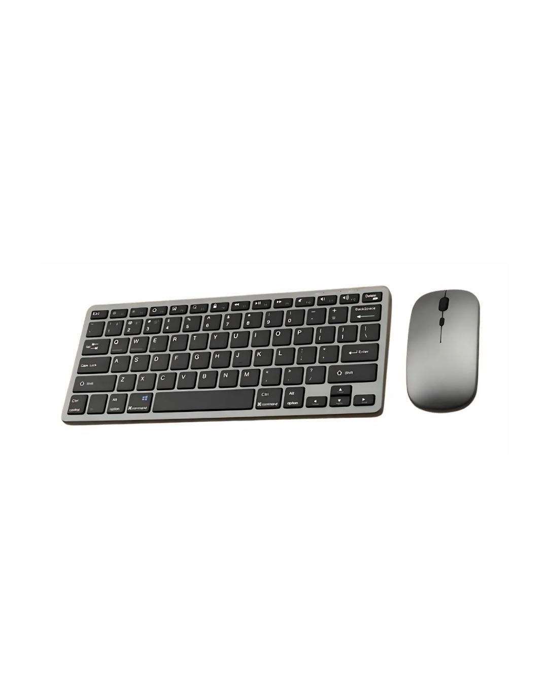 Bluetooth ve 2.4G Destekli Kablosuz Klavye Mouse Seti Şarj Edilebilir
