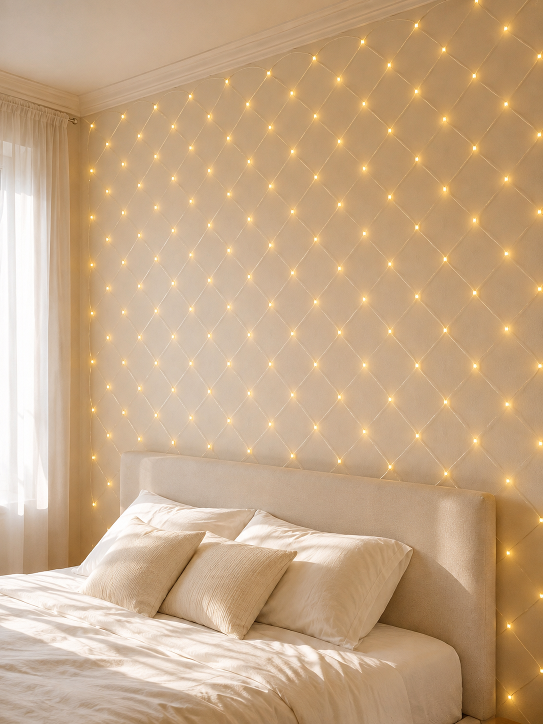 LED Ağ Işık Dekoratif File Aydınlatma Balkon Oda ve Bahçe Süsleme Yeni Nesil