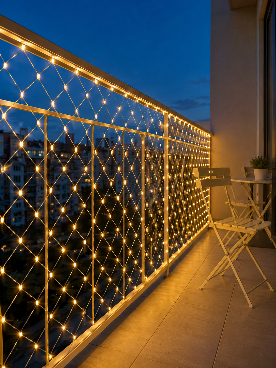 LED Ağ Işık Dekoratif File Aydınlatma Balkon Oda ve Bahçe Süsleme Yeni Nesil