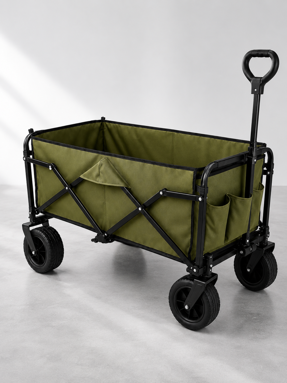 Extra Cepli Katlanabilir Wagon Arabası ile Pratik ve Düzenli Taşıma
