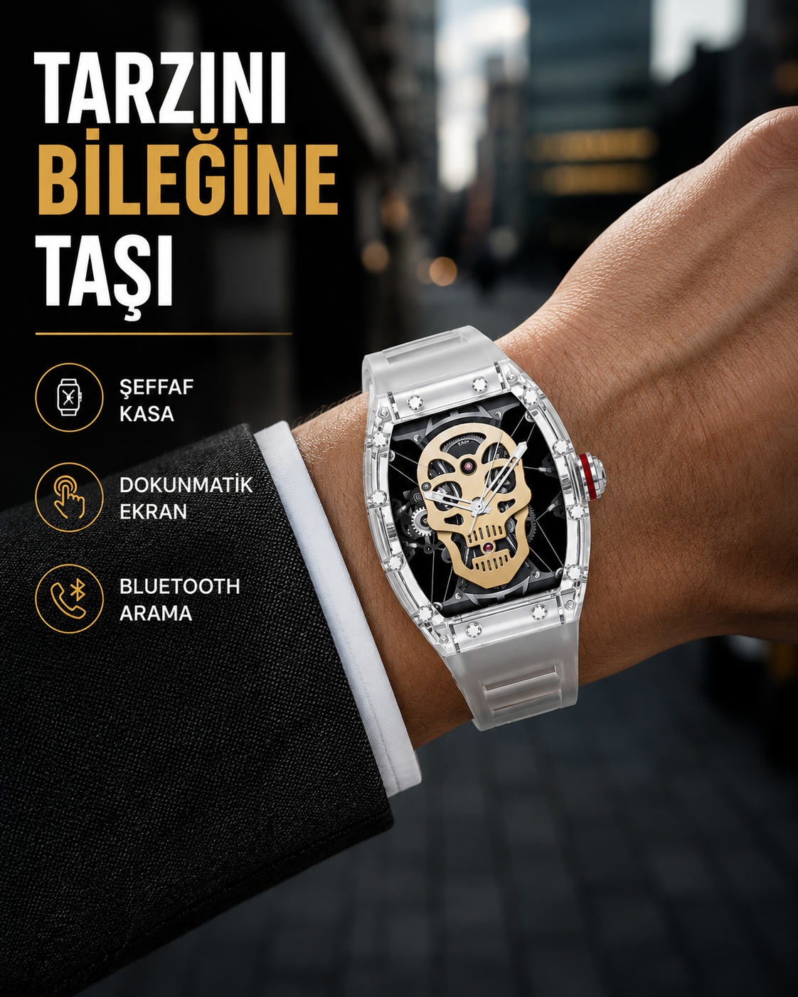 Çoklu Spor Modlu Akıllı Saat Bildirim Destekli Yeni Nesil
