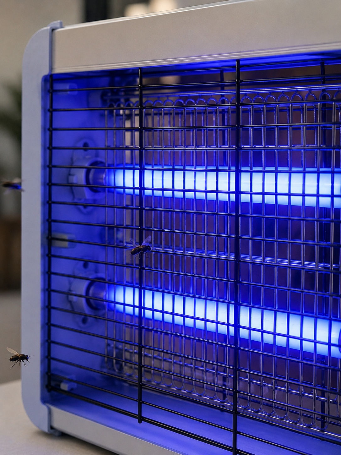 12W Elektrikli Sinek Öldürücü Çift UV Işıklı Asılabilir Böcek Öldürücü Lamba