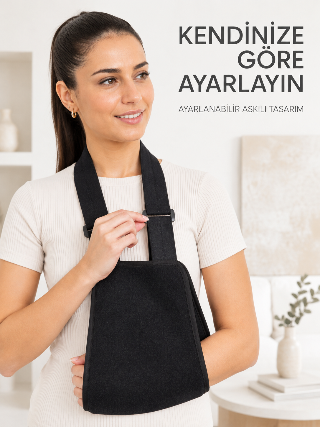 Ortopedik Kol Destek Askısı Ayarlanabilir Askılı Günlük Kullanım