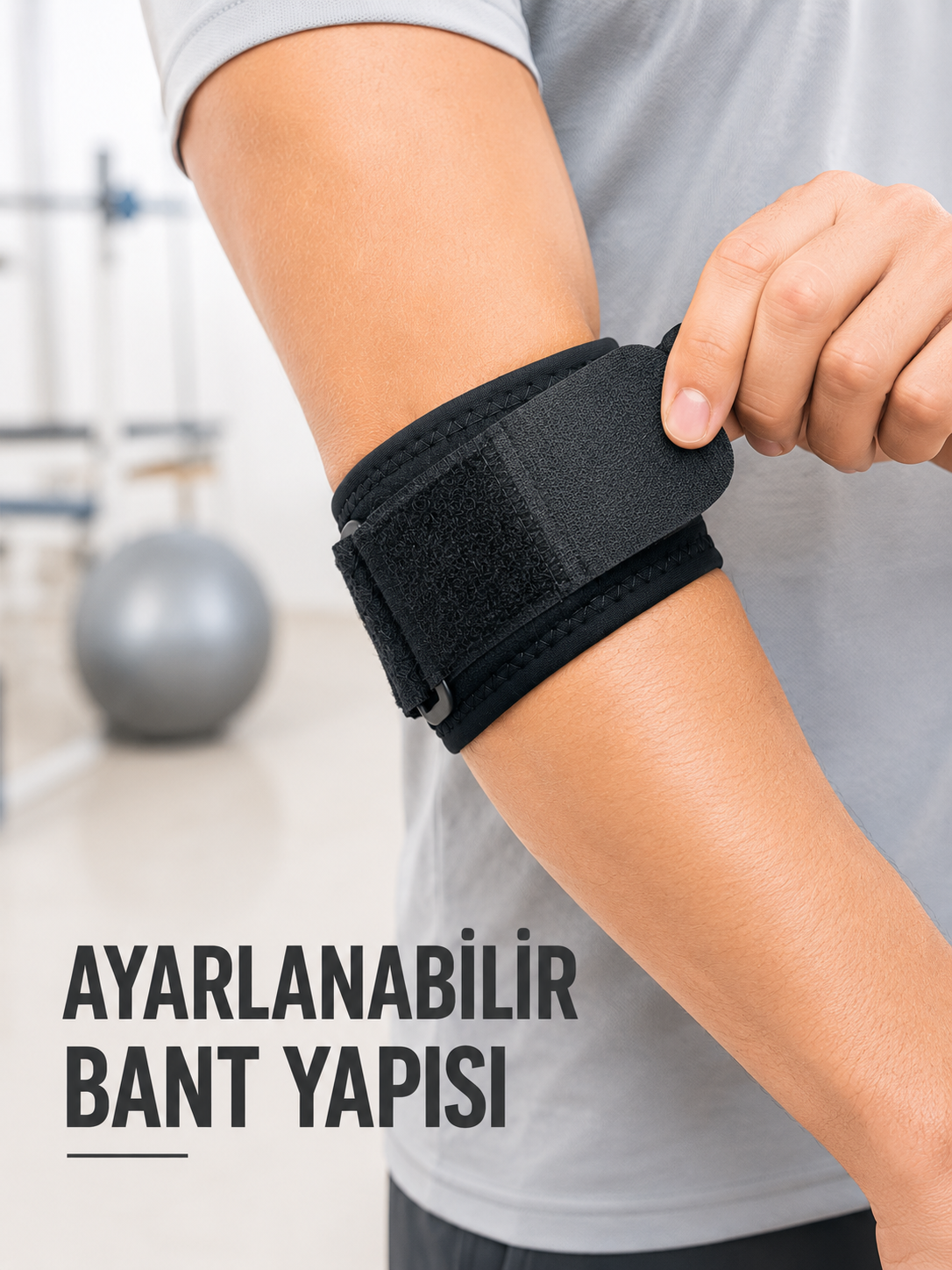 Golfçü Dirseği Bandajı Spor ve Günlük Kullanım İçin Dirsek Bandı