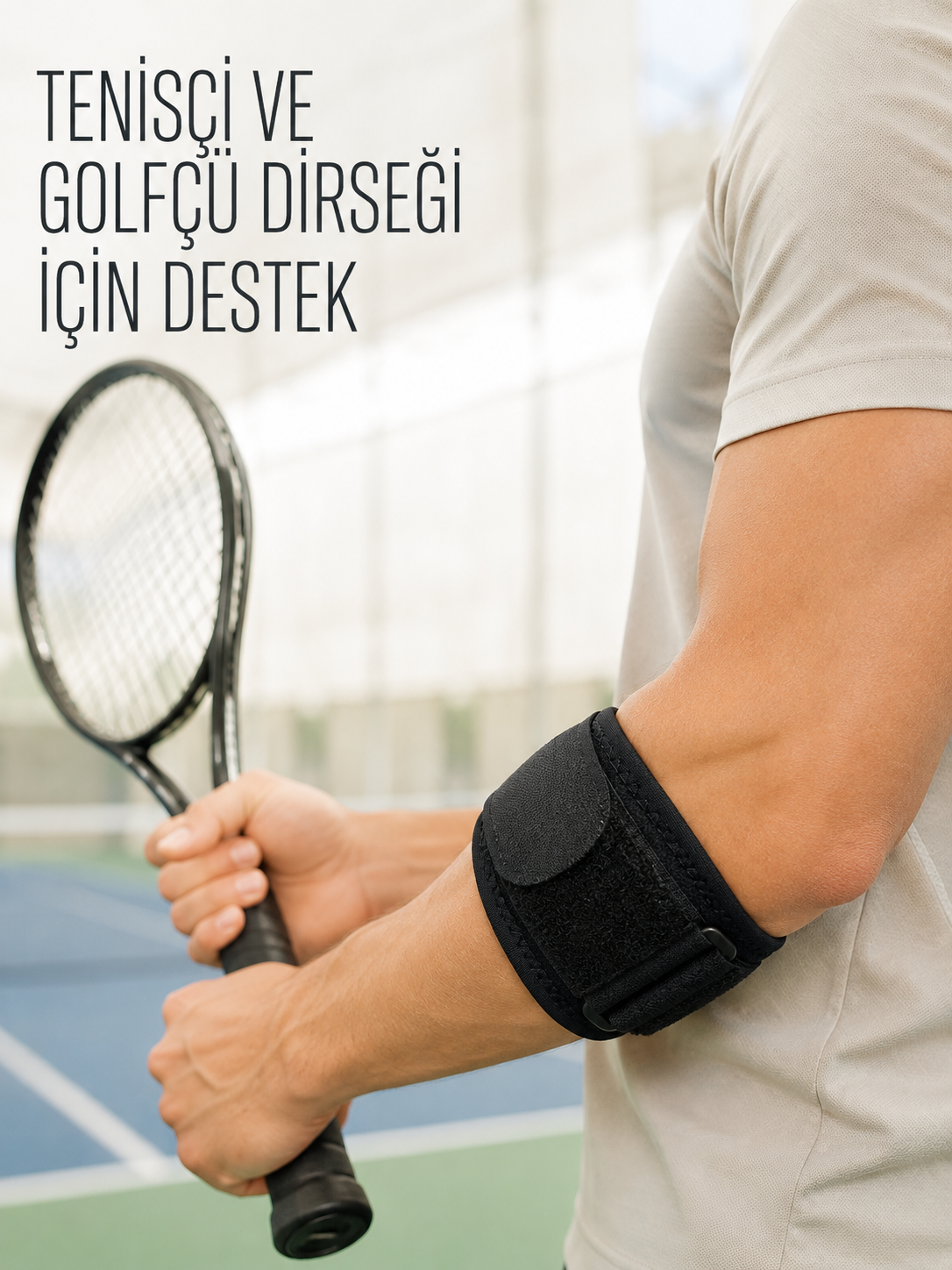 Ayarlanabilir Epikondilit Bandı Tenis Golf ve Sporcu Dirsek Desteği