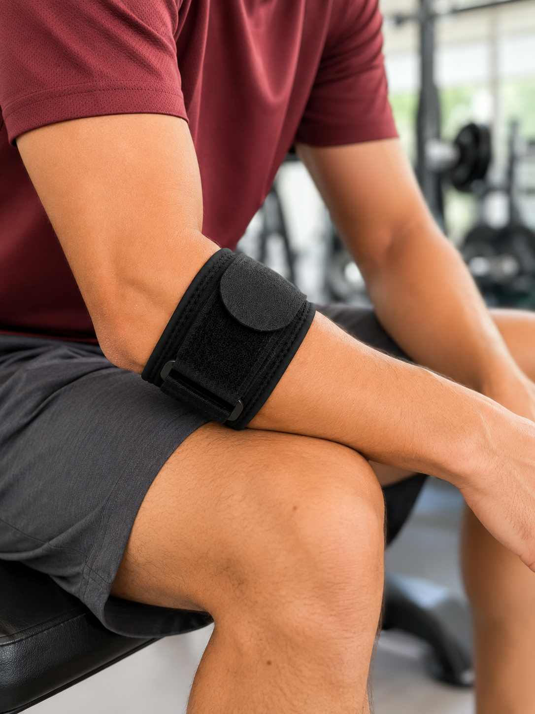 Golfçü Dirseği Bandajı Spor ve Günlük Kullanım İçin Dirsek Bandı