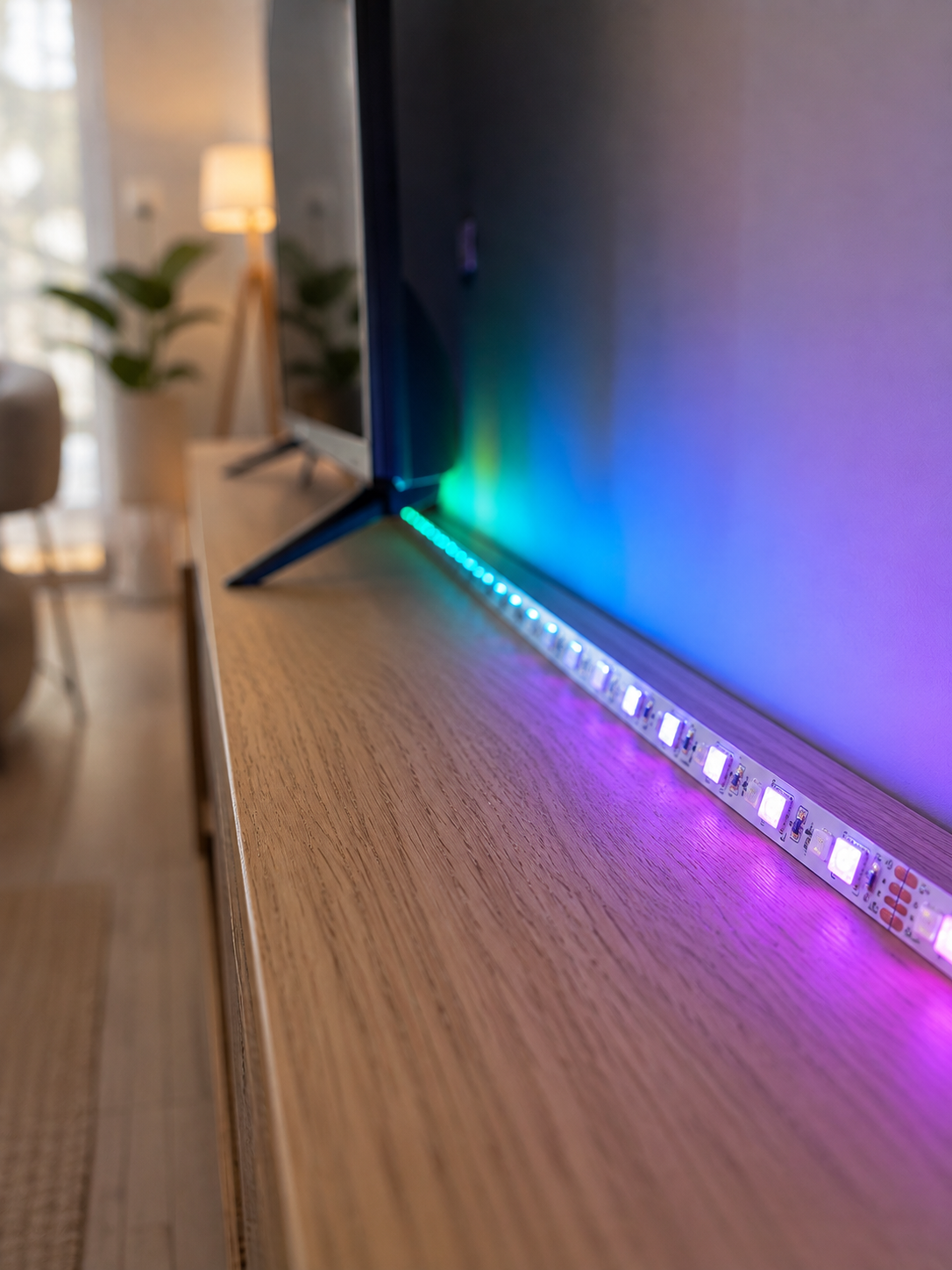 3 ÇİPLİ 5 METRE TV LED