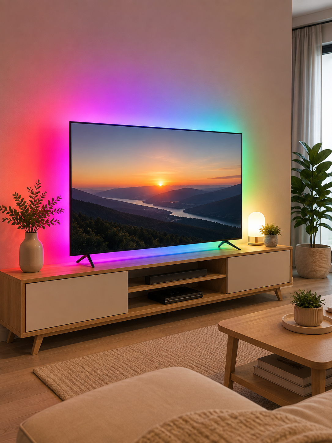 3 ÇİPLİ 5 METRE TV LED
