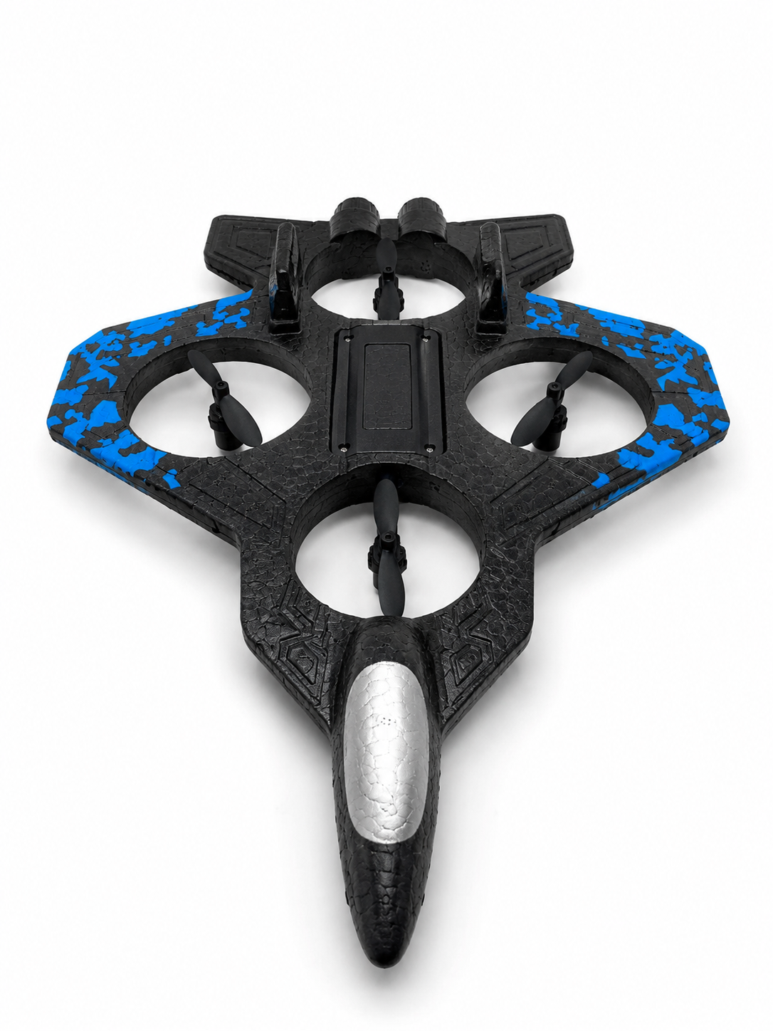 Jet Tasarımlı Uzaktan Kumandalı Drone 4 Pervaneli 2.4G 360 Derece Takla LED Işıklı Uçak