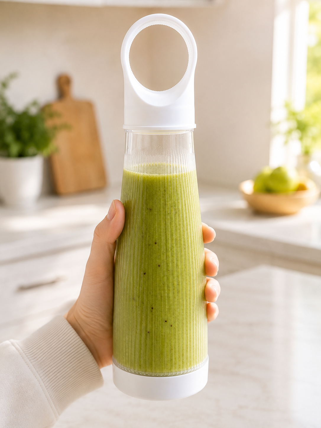 Mini Smoothie Blender 400 ML Şarj Edilebilir Taşınabilir Kablosuz İçecek Blenderı