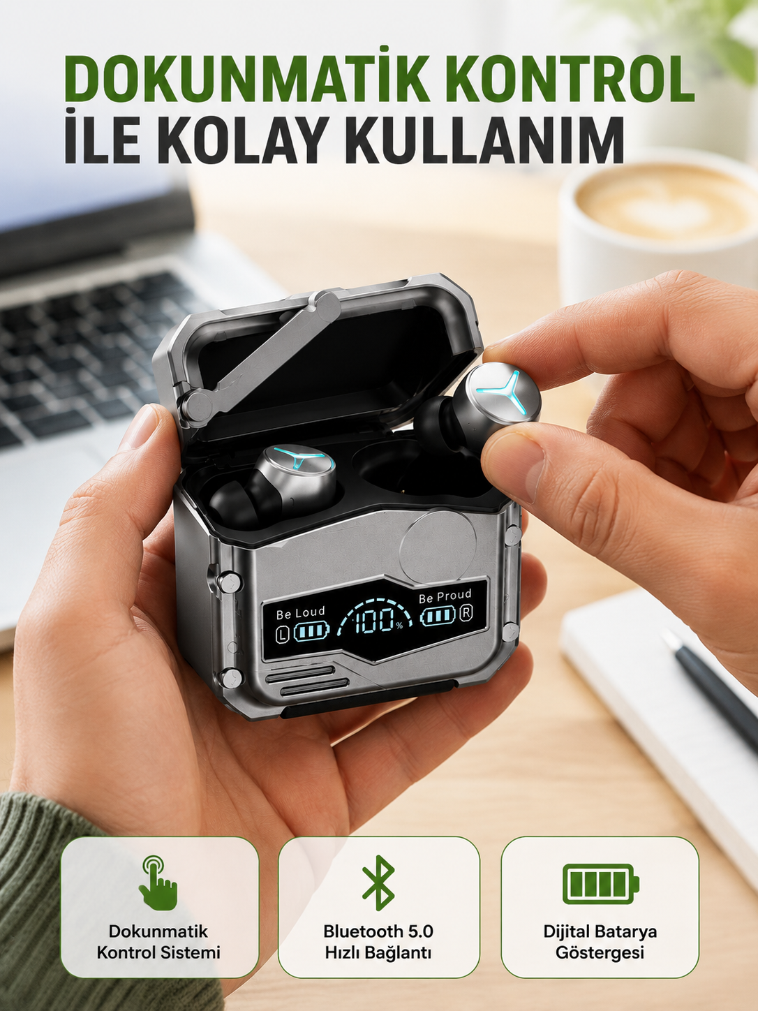 Bluetooth Kulaklık – Otomatik Eşleşme ve Stabil Bağlantı Yeni Nesil