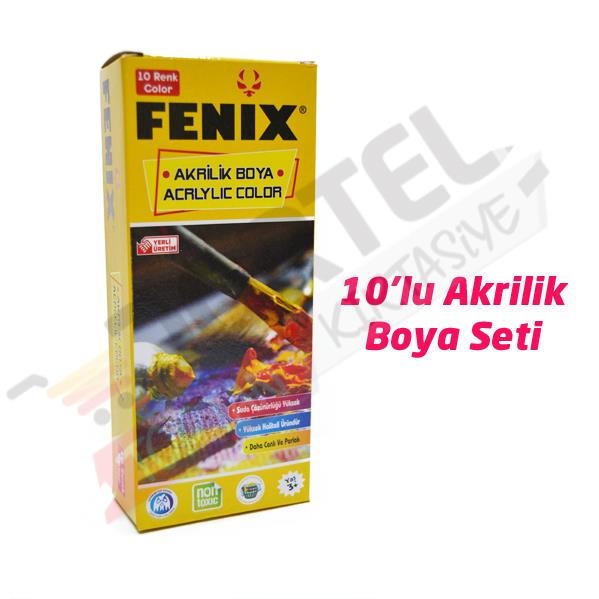 FENİX 10 RENK AKRİLİK BOYA